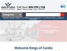 Tablet Screenshot of kingsofcardio.com
